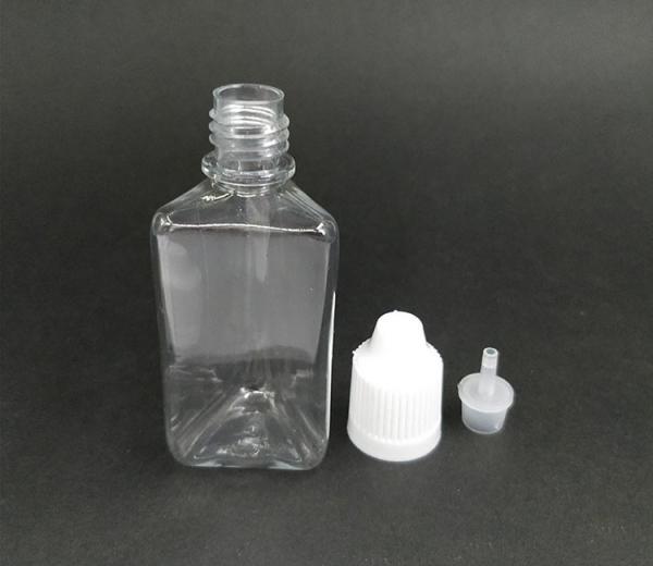 Cheap 30ml Triangular Shape Plastic Bottle PET With Dropper Tip for sale