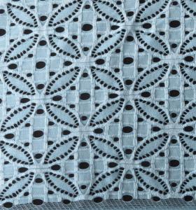 Best Elastic Lace Fabric of Spandex & Nylon with Elliptic Little Flower Pattern wholesale