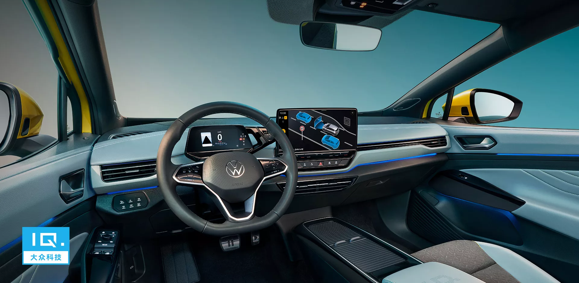 4612*1852*1640mm VW ID4 X Electric Car with 170Ps Motor and speed SUV Design