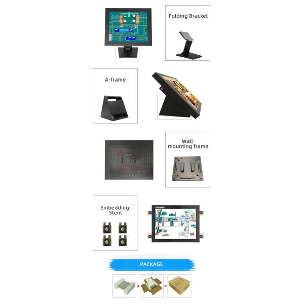 Embedded 15" 1280x800 250cd/m2 Touch Screen Tablet PC 11w