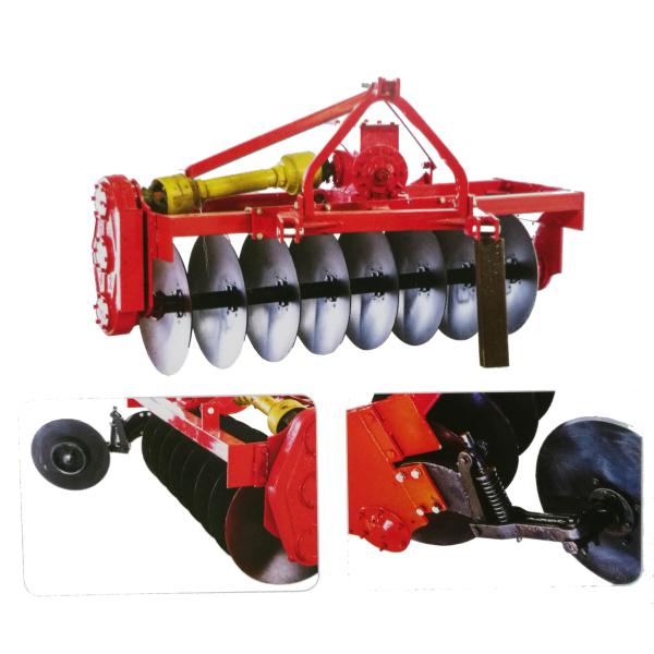 8pcs Discs Small Scale Agricultural Machinery Working Width 880-1760mm Rotary Disc Plough