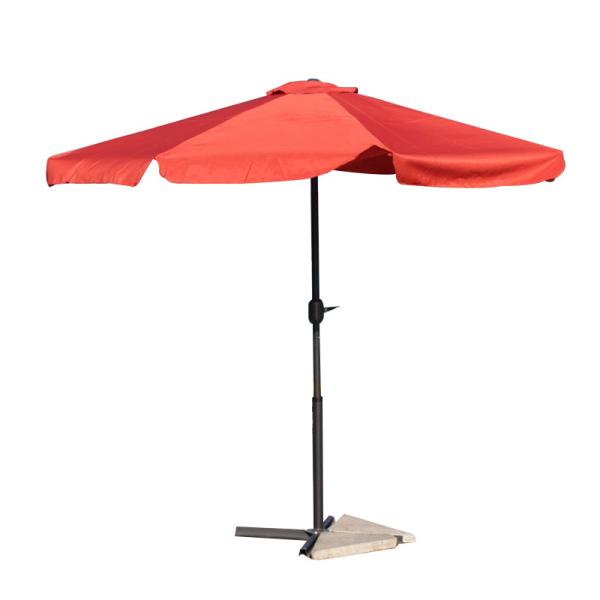 Cheap SNUGLANE 2.7m Height Free Standing Patio Umbrella , Large Free Standing Parasol Red for sale