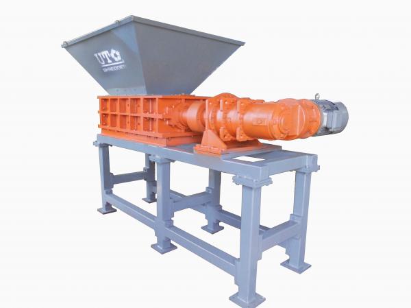 Cheap hot sales wood double shaft shredder, plastic bag shredder, plastic jumbo bag crusher, wood recycling machine for sale