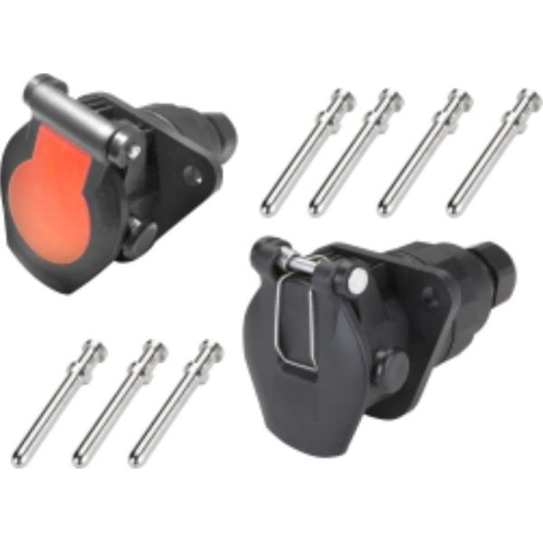 Professional Trailer Wiring Plugs And Sockets Iso7638 Certification