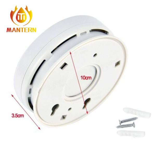 EN50291 Approval Carbon Monoxide Detector DC 4.5V Battery Operated White Color