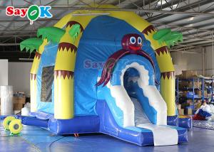 China Colorful Inflatable Bounce House Water Slide Combo Commercial Inflatable Bouncy House on sale