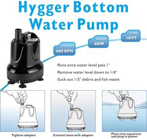 China 1060 GPH 60W Fountain Pond Aquarium Water Pump on sale