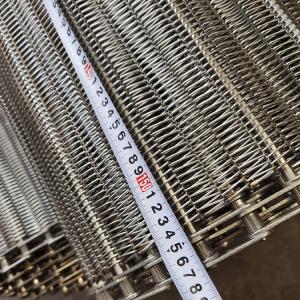 China Professional 304 Stainless Steel Spiral Wire Mesh Chain Driven Conveyor Belt For Food Freezer Drying Industries on sale