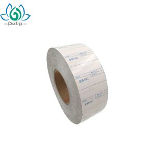 Glossy Laminated Waterproof Linerless Labels Without Base Paper