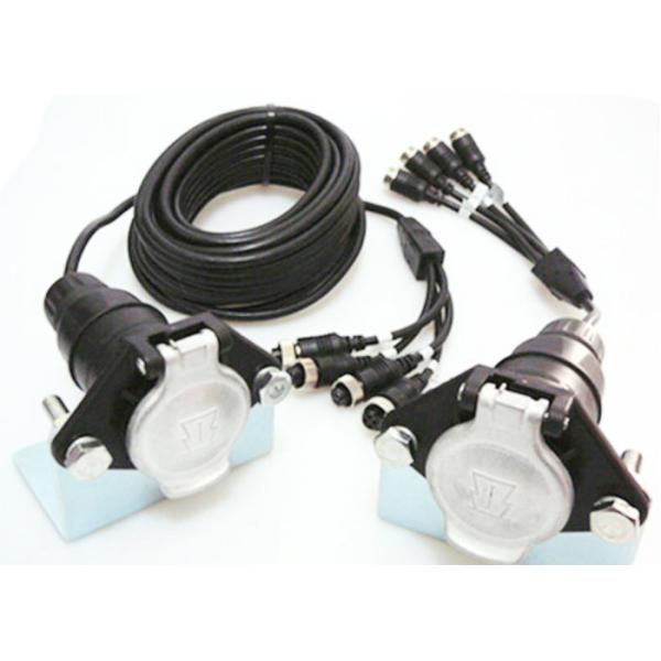 Vehicle Electric Trailer Wiring Connectors For Backup Camera Monitor