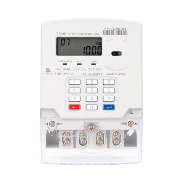 Cheap Multi Tariff STS Smart Prepaid Electricity Meter, Smart Energy Meter, Sts Prepaid Meter,Simple meter with keypad, RF communication, LORA communication for sale