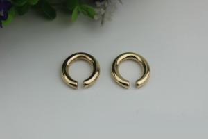 Best New Style Small Open Oval Shape Gold Zinc Alloy Metal Buckle Rings Manufacturing wholesale