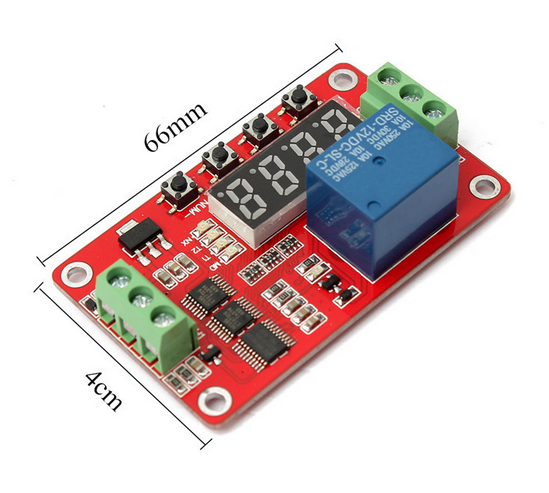 AC 250V/10A digital LCD touch electronic timer switch relay module