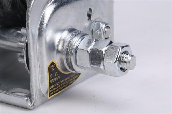 Cheap Zinc Plated   Steel Cable Worm Gear Hand Crank Trailer Winch for sale