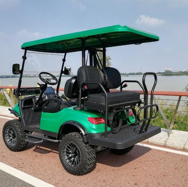 Cheap OEM 4 Seater Electric Golf Cart Buggy 4 Wheel Disc Brake Mini 10 Inch IP66 14 Inch Off Road for sale