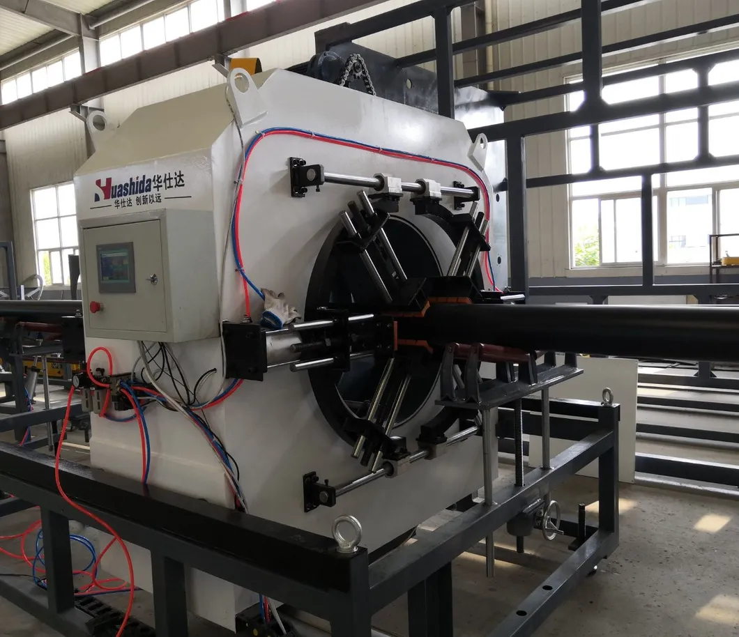 Automatic Plastic Tube Cutter for PE Pipe Production Line Cutting Machine System