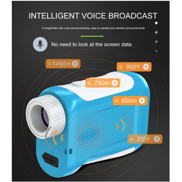 kaemeasu Multifunctional Laser Rangefinder Data Broadcast Golf Range Finder Telescope J800