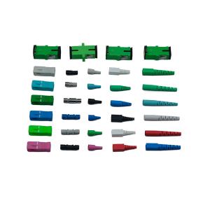 China Low Insert Loss SC Fiber Optic Connector Push-Pull Type For Easy Application on sale