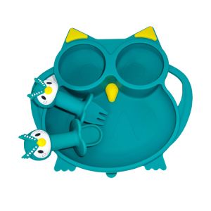 Silicone Suction Plate Set Food Feeding Bpa Free For Infants Toddlers