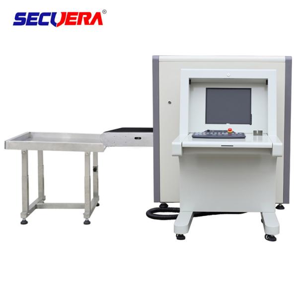 Cheap Small Size Airport Luggage Scanner , X Ray Security Machine 6550 Conveyor Max Load for sale
