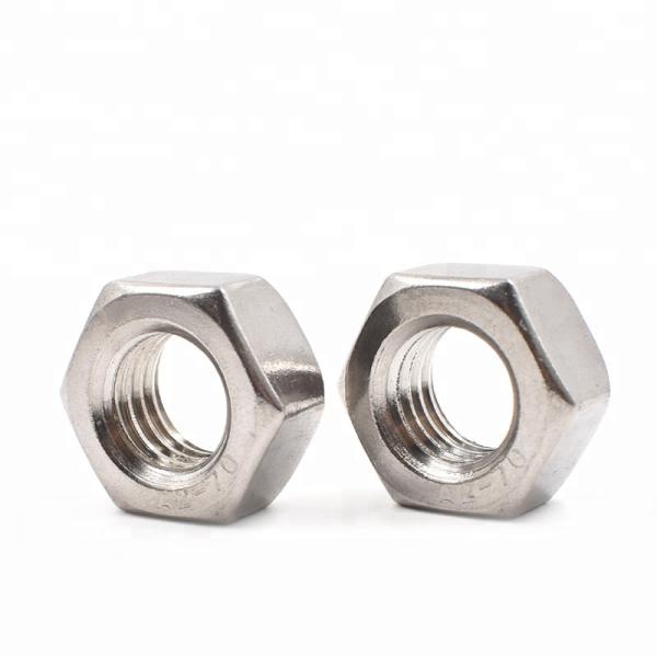 M10 Stainless Steel Hex Lock Nut , Mild Steel Nuts Half / Full Thread