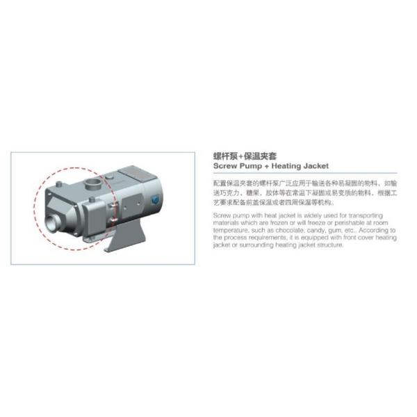 Fruit Jam Transfer SS316L Sanitary Twin Screw Pump