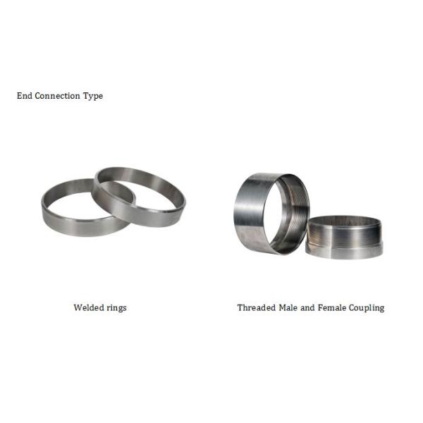 Smooth Wedge Wire Well Screen Pipe Electrolytic Polishing Wire Wrapped 100 Micron