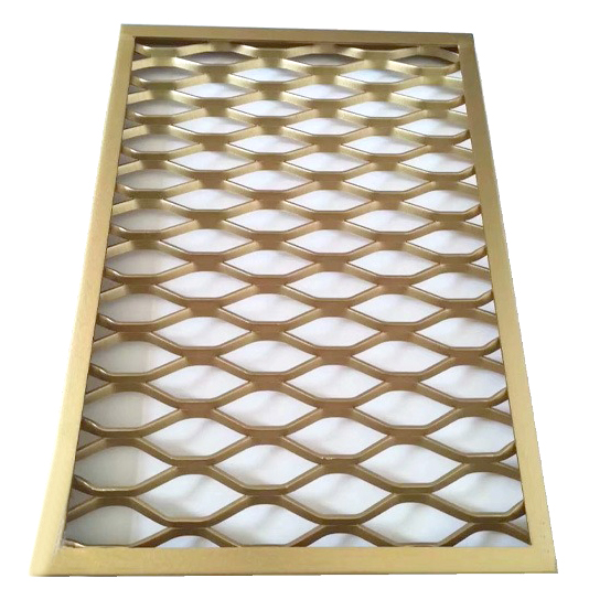 Anodized Expanded Aluminum Panels Wall Cladding Rainscreen Metal Panels