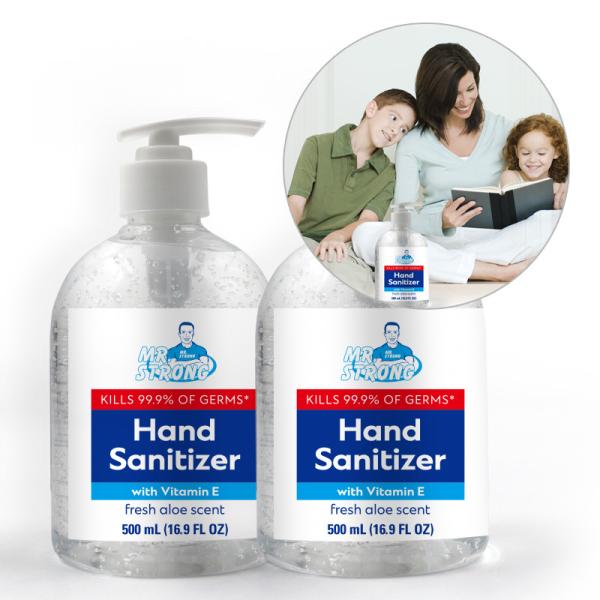 Cheap Transparent Antibacterial Hand Sanitizer , Alcohol Based Antibacterial Hand Wash for sale