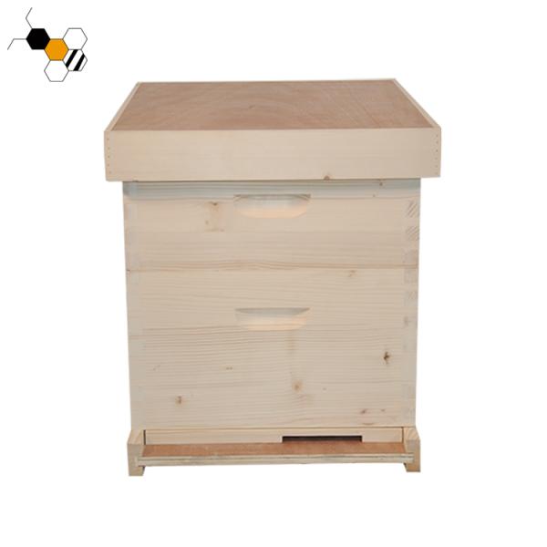Bee Farm Langstroth Two Layers Wooden Beehives 20mm