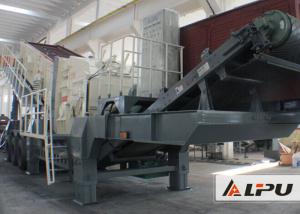 Best Large Capacity Mobile Impact Crushing Plant / Stone Crushing Machinery wholesale