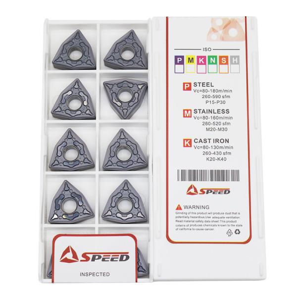 Indexable Carbide Turning Insert WNMG080408 Cutting Customized