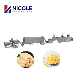 500kg/H Ce Snack Food Production Line Twin Screw Stainless Steel Puffed Core Filling
