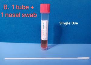 Best Disposable Sampling Test Virus Specimen Collection Tube / Blood Sample Vial wholesale