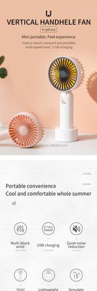 Cheap Portable Battery Charging Fan Cool Mist Outdoor Travel Hand Fans Rechargeable Hand Fan for sale