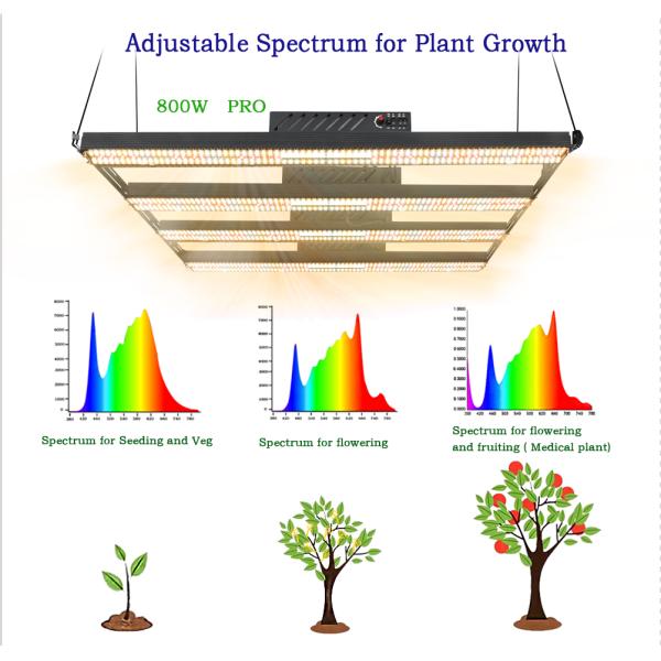 BAVA Dimmable LM301H 3000k Red 385nm IR 800W Far red Commercial Grade Fixture
