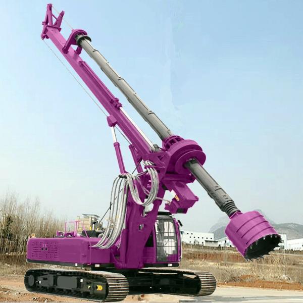 Crawler Rotary Pile Drilling Rig Construction Works Hydraulic Borehole Drilling Machine