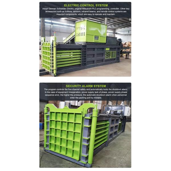 Hydraulic Cardboard Baler Press Machine For Compress Packaging