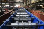 0.3-0.8mm Thickness Ridge Cap Roll Forming Machine High Working Efficiency