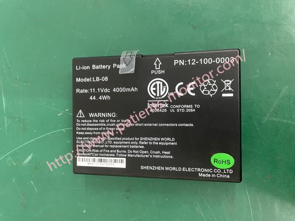 Cheap Li-Ion Battery Pack Model  LB-08 PN 12-100-0003 For Biolight BLT AnyView A5 Patient Monitor for sale