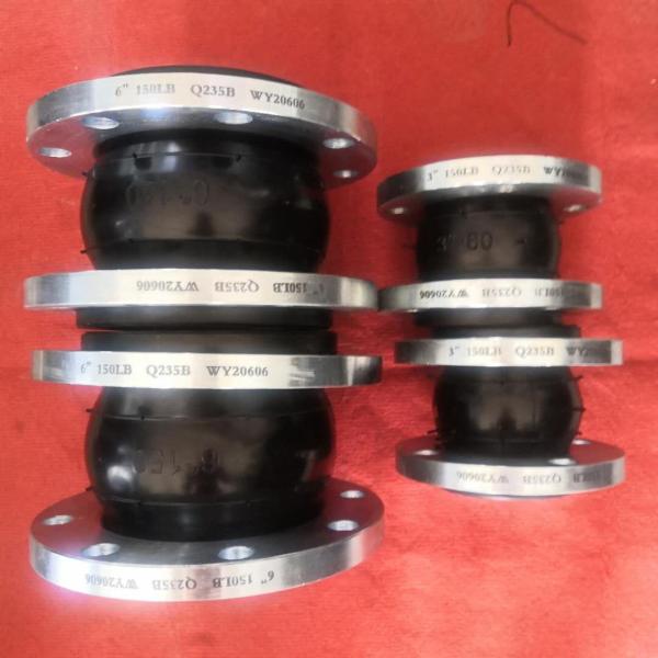 3600mm A105 Thread Union Flanged Rubber Expansion Joint