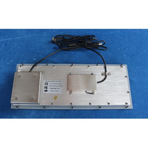 Vandal proof industrial & marine level keyboard with adjustable industrial backlight