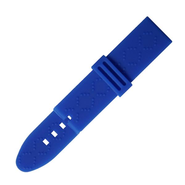 Embossed Decoration Watch Band Custom Silicone Rubber Watch Strap