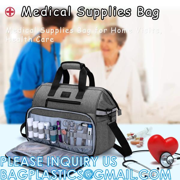 Cheap Medical Bag, Medical Equipment Bag, Adjustable Divider, Nonslip Bottom, Removable Shoulder Strap, Water-Resist for sale