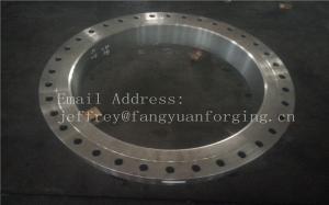 Best ST52 ST60-2 Carbon Steel Forged Rings Flanges Heat Treatment wholesale