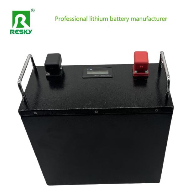 Rechargeable Solar 12.8V 100Ah Lifepo4 Rechargeable Battery Pack For RV Backup Power Supply