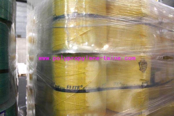 Yellow Color PP Cable Filler Material Yarn Per Meter 33-36 Twisted Environmentally Friendly