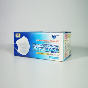 China Blue Non Sterile Disposable Medical Face Mask on sale