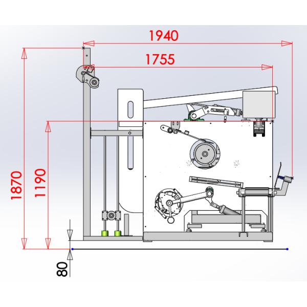 High-Precision Strapping Band Winding Machine 280-380m/min