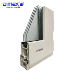 Best Casement Window Door Systems UPVC Profiles High UV Resistance DIMEX L72 wholesale